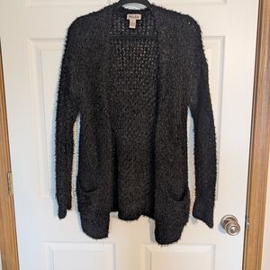 Mudd Black Cardigan Sweater
